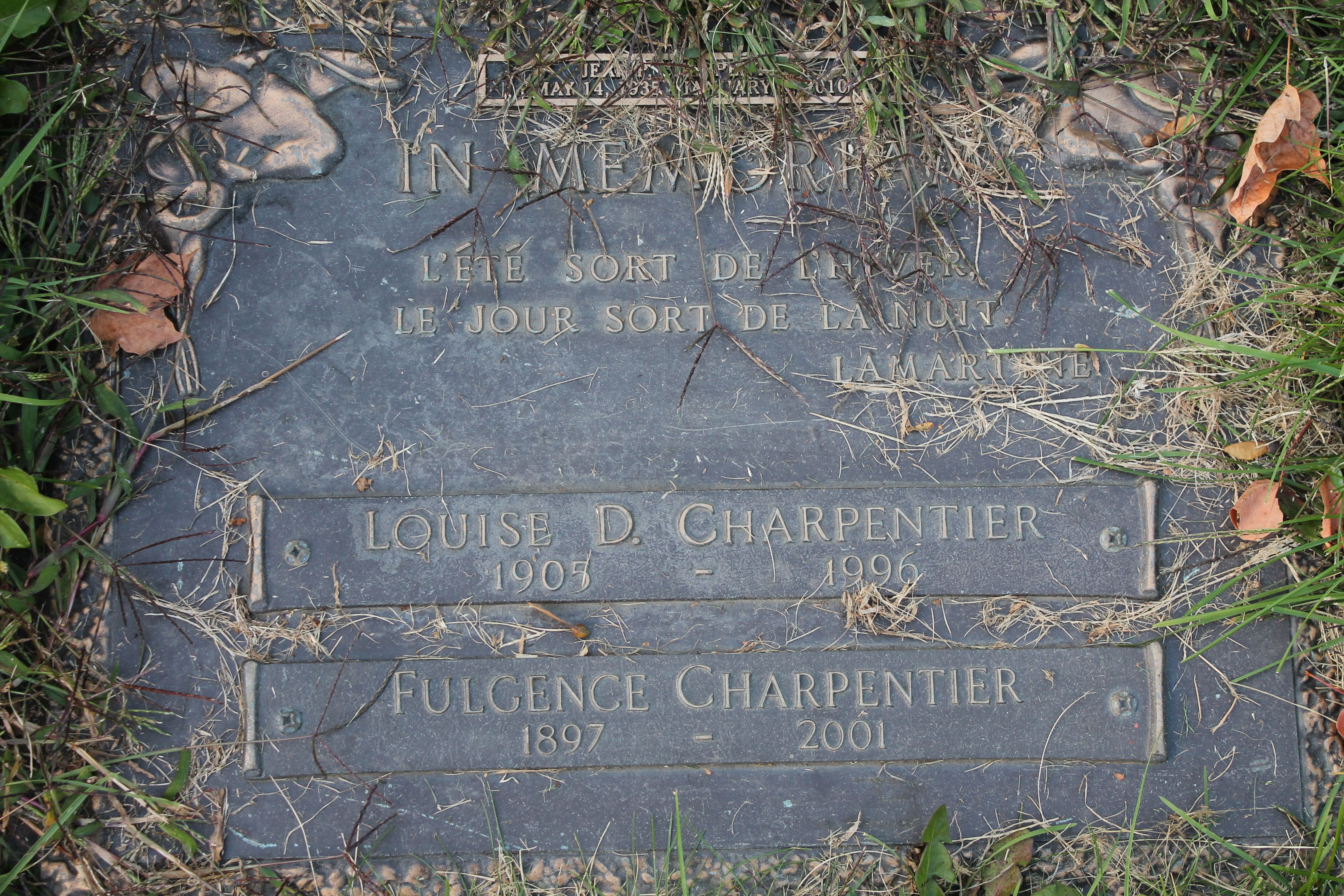 Fulgence Charpentier Grave