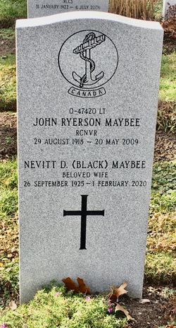 John Maybee headstone