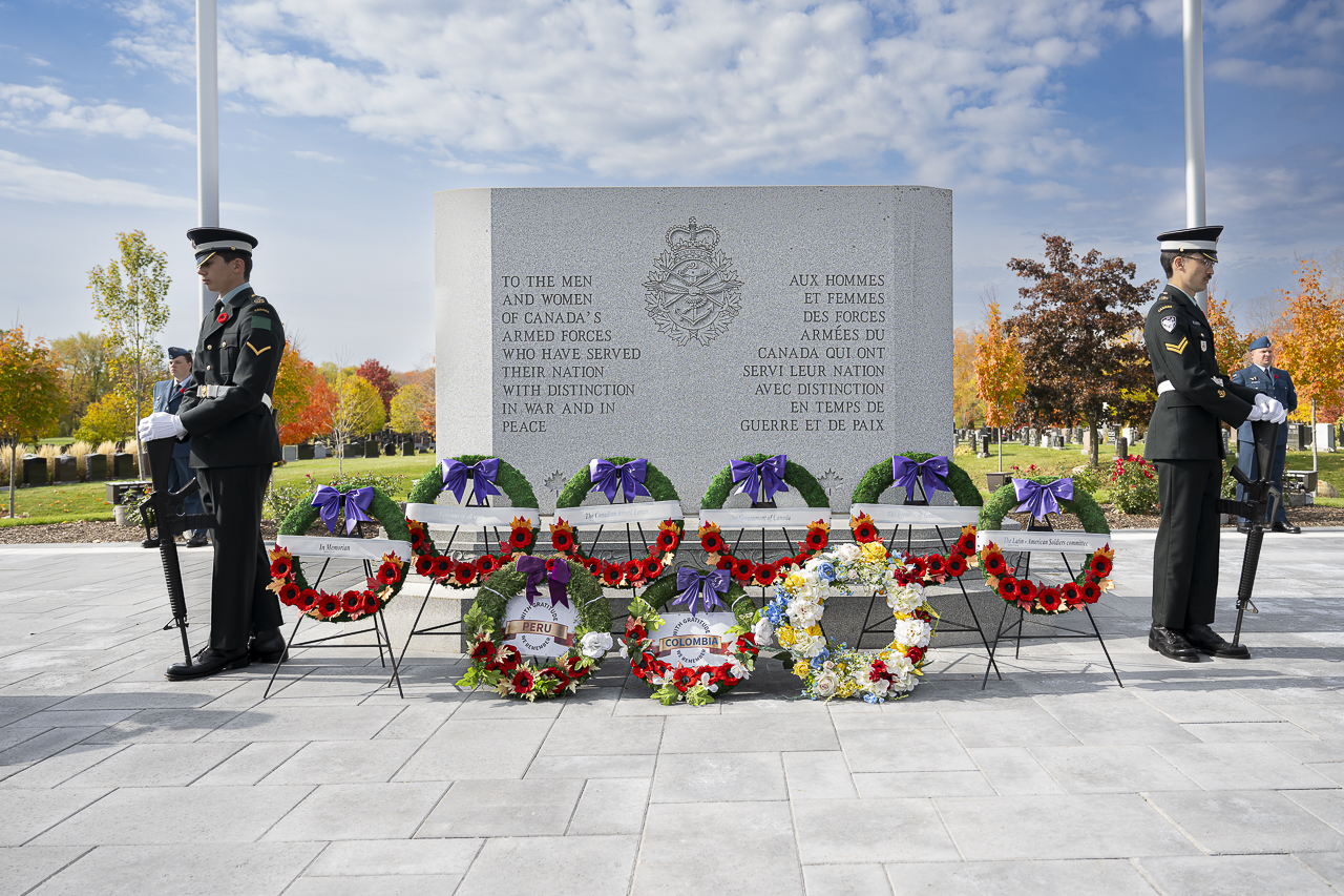 the 4th Annual Latin-American Remembrance Ceremony _wreaths