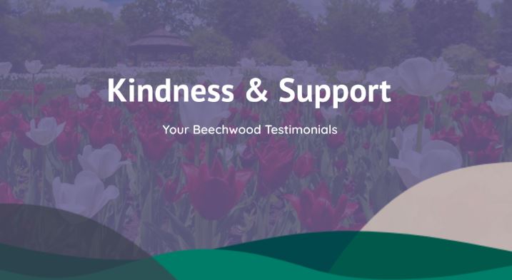 Kindness and support testiomonials