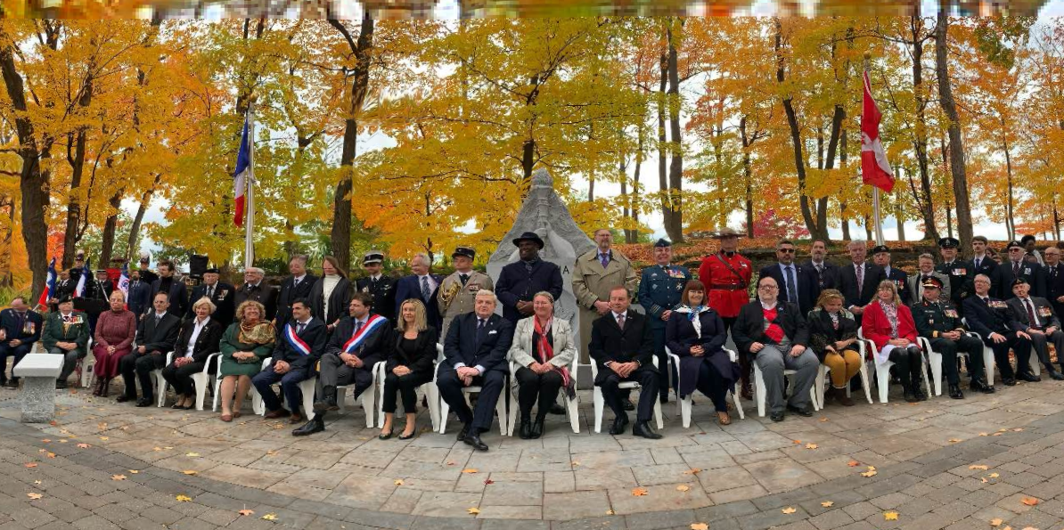 unveiling of the amicitia monument