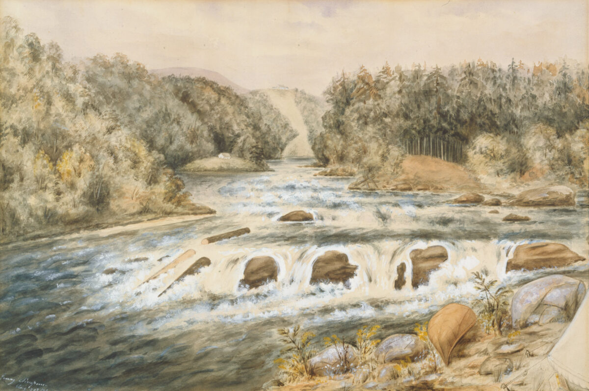 Gatineau river falls