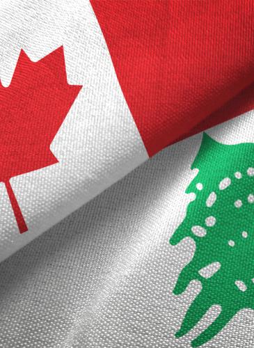 Lebanese Canadian Flags