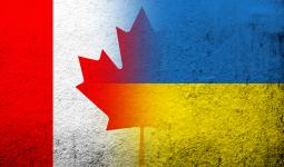Ukraine canada flag